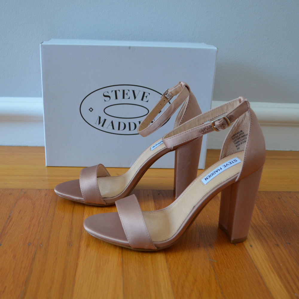 🆕 STEVE MADDEN Ankle Strap Dress Sandals - Picture 5 of 8